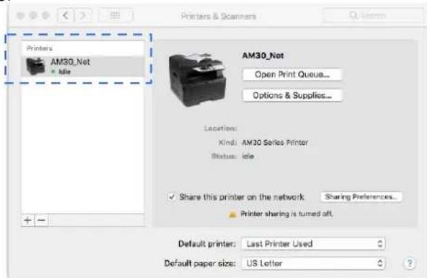 AVISION AM3321w - Ajout d'une nouvelle imprimante - 8