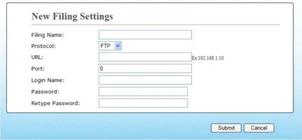 AVISION AM3321w - Pour configurer FTP ou CI FS comme destination d'archivage, - 2