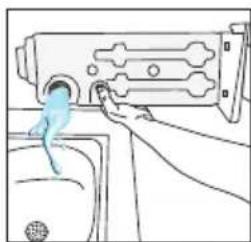 WHIRLPOOL C WD 95M WBR FR - Vidange du réservoir d'eau - 2