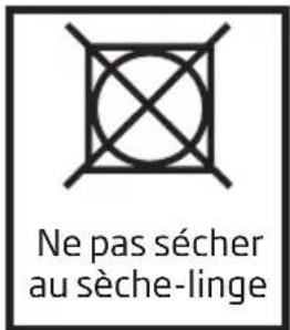Ne pas sécher au sèche-linge