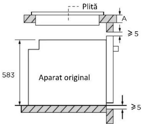 TEKA HCB 6170 SS - Schema dulapului (dulap inferior - pe sol) - 5