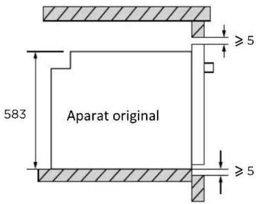TEKA HCB 6170 SS - Schema dulapului (dulap inferior - pe sol) - 2