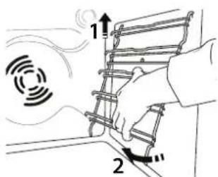 WHIRLPOOL WOI4S8PM1SBF - LOWER THE TOP HEATING ELEMENT - 1