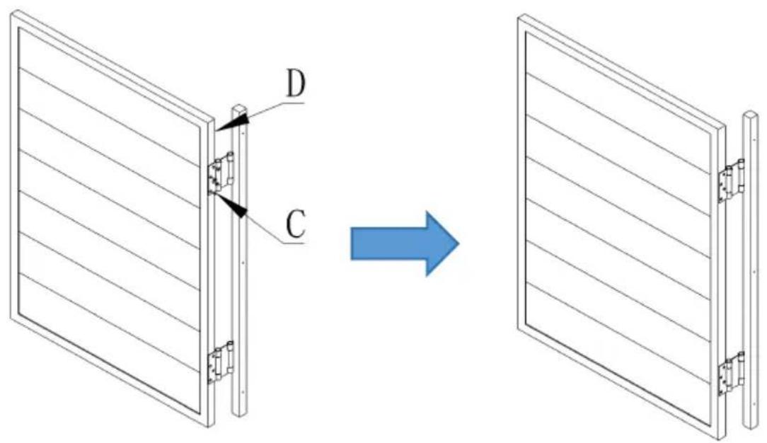 Vevor SS-door1-WH-3 - Product Installation - 2