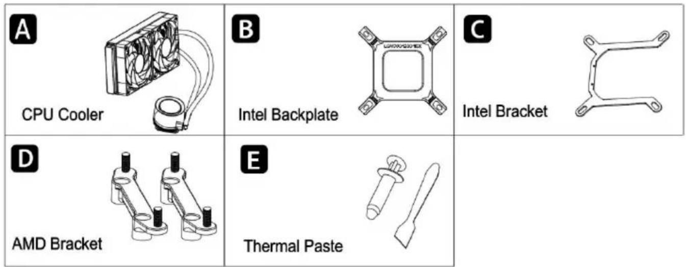 Vevor YC-01-SS-001 - List Of Accessories - 1