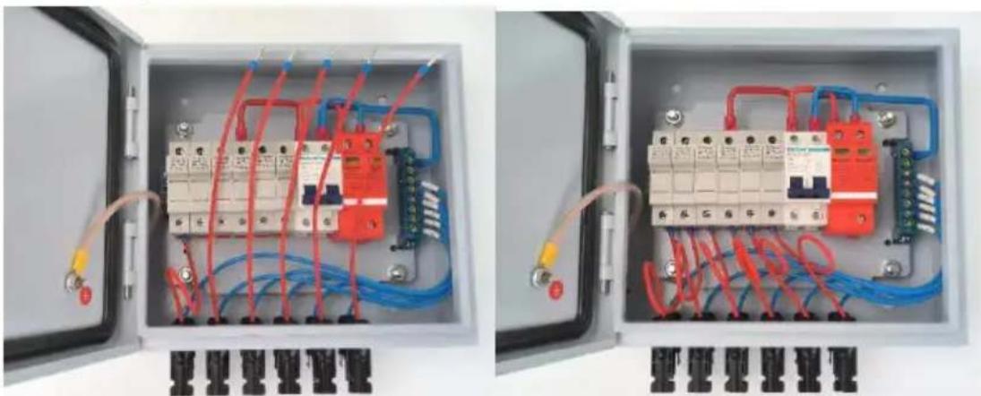 Vevor SP-HL-S252810-10A - Wiring Input- MC4 male connector with cable - 4