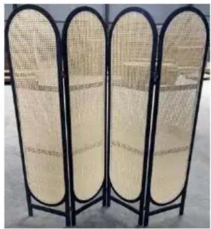 Vevor SS-008-4P-BL - WEAVE FOLDING SCREEN - 1
