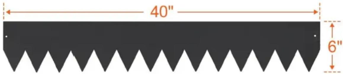 Vevor ZY-40X12-4Black - PRODUCT SPECIFICATIONS - 4