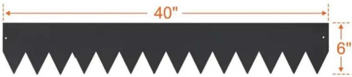 Vevor ZY-40X12-4Black - Vorsichtsmaßnahmen bei der Montage - 4
