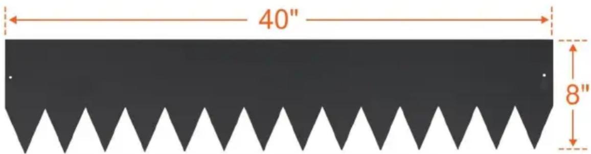 Vevor ZY-40X12-4Black - PRODUCT SPECIFICATIONS - 5