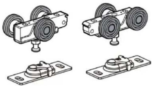 Vevor YMXT-XC40-6 - Set porta scorrevole - 1