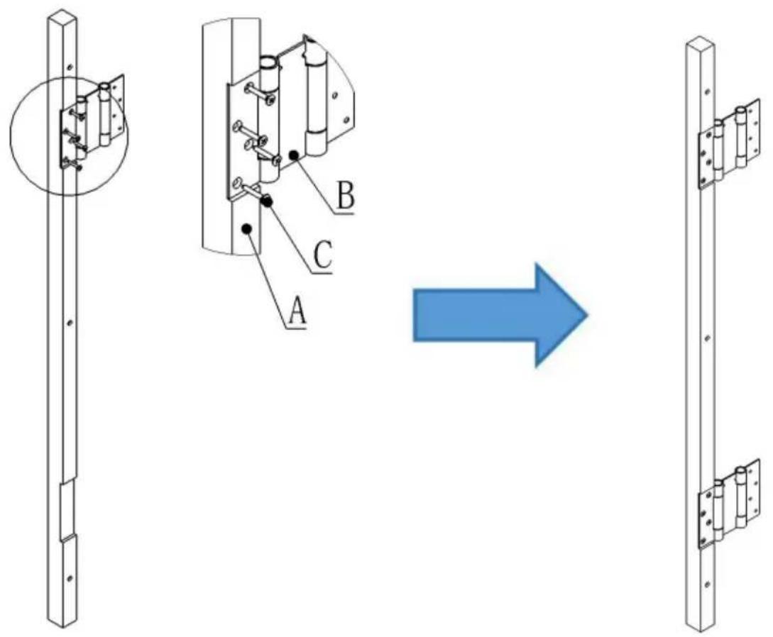 Vevor SS-door2-NA-5 - Installation du produit - 1