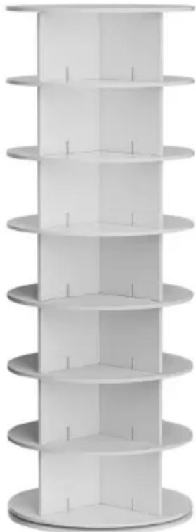 Vevor OY-XZXJ-01 - ROTATING SHOE RACK USER MANUAL - 1