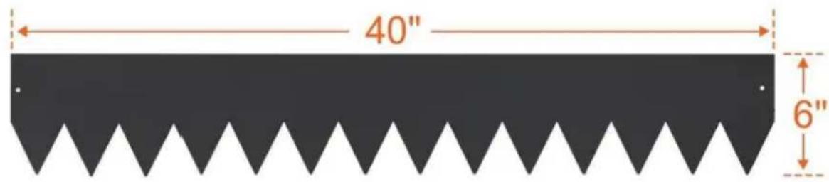 Vevor ZY-40X6-3Black - COMPOSANTS DU PRODUIT - 1