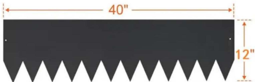 Vevor ZY-40X6-3Black - PRODUCTSPECIFICATIONS - 3