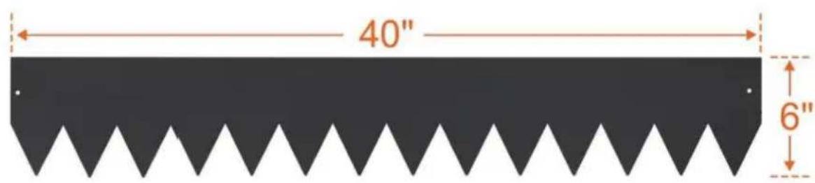 Vevor ZY-40X6-3Black - SPECYFIKACJE PRODUKTU - 1