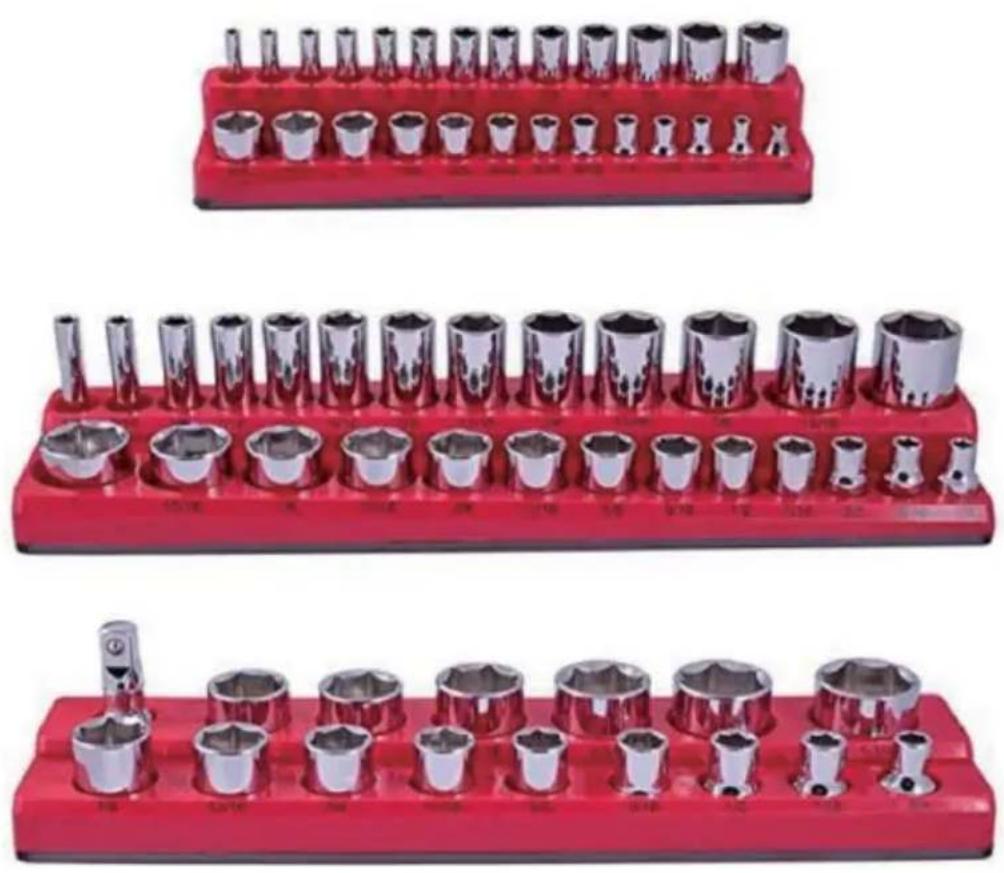 Vevor QJ7333-3PC SAE - SAE SOCKET ORGANIZERS - 1