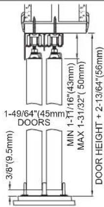Vevor YMXT-XC40-5 - SLIDING DOOR HARDWARE - 6