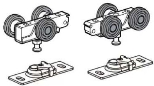 Vevor YMXT-XC40-5 - Set porta scorrevole - 1