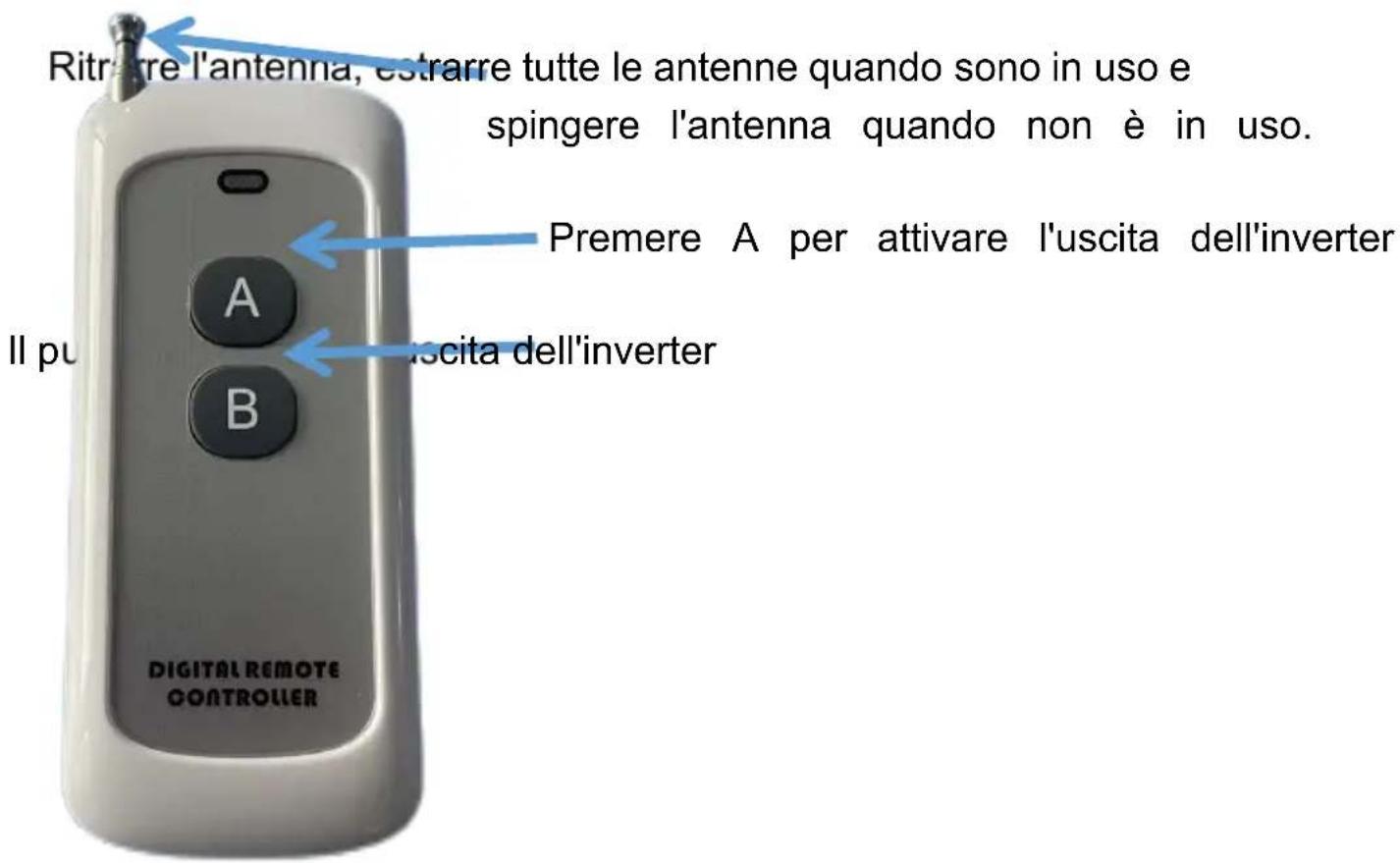 Vevor TM5000 - - Schema del pannello. - 2