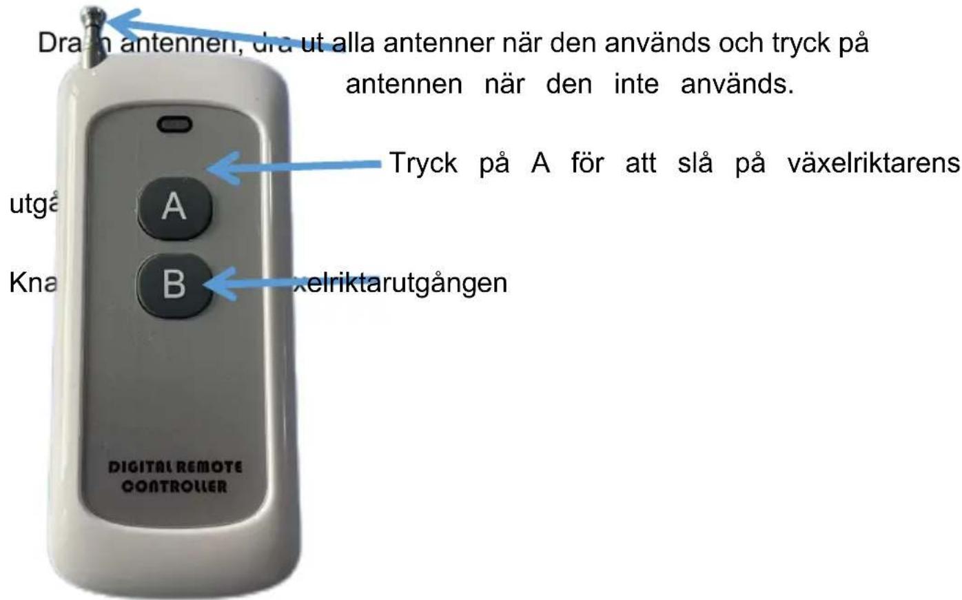 Vevor TM5000 - - Instruktioner för användning av den trådlösa fjärrkontrollen. - 1