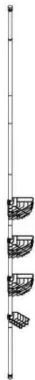 Vevor WK320016-2 - DUSCHECK-CARDDY SPANNSTANGE - 1