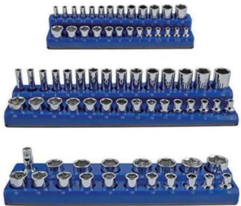 Vevor QJ7333-8PC - ORGANISATEURS DE PRISES MÉTRIQUES - 1