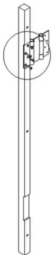 Vevor SS-door2-WH-4 - Produktinstallation - 1