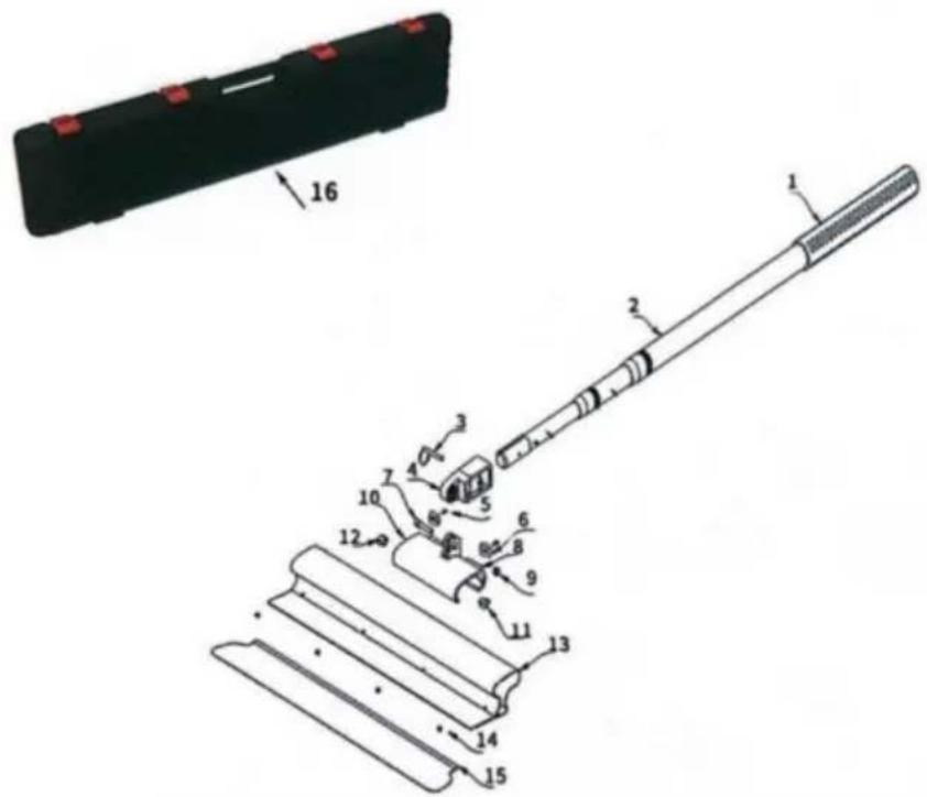 Vevor XSJ-24-S003 - Produktritning - 1