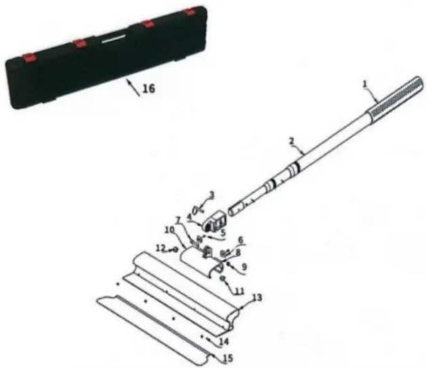 Vevor XSJ-24-S003 - Produktzeichnung - 1