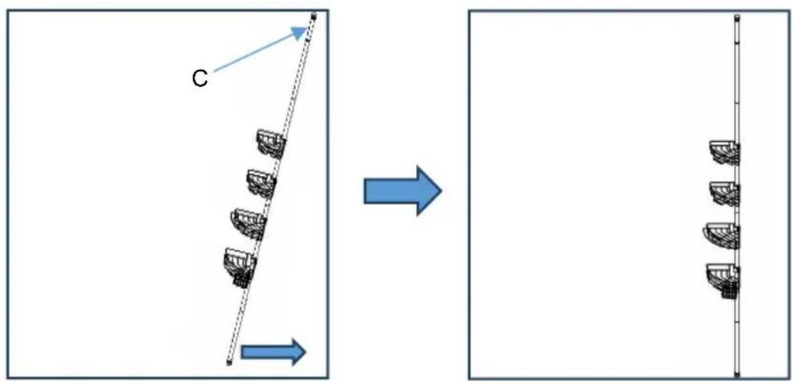 Vevor WK320017-2 - Height adjustment instructions - 2