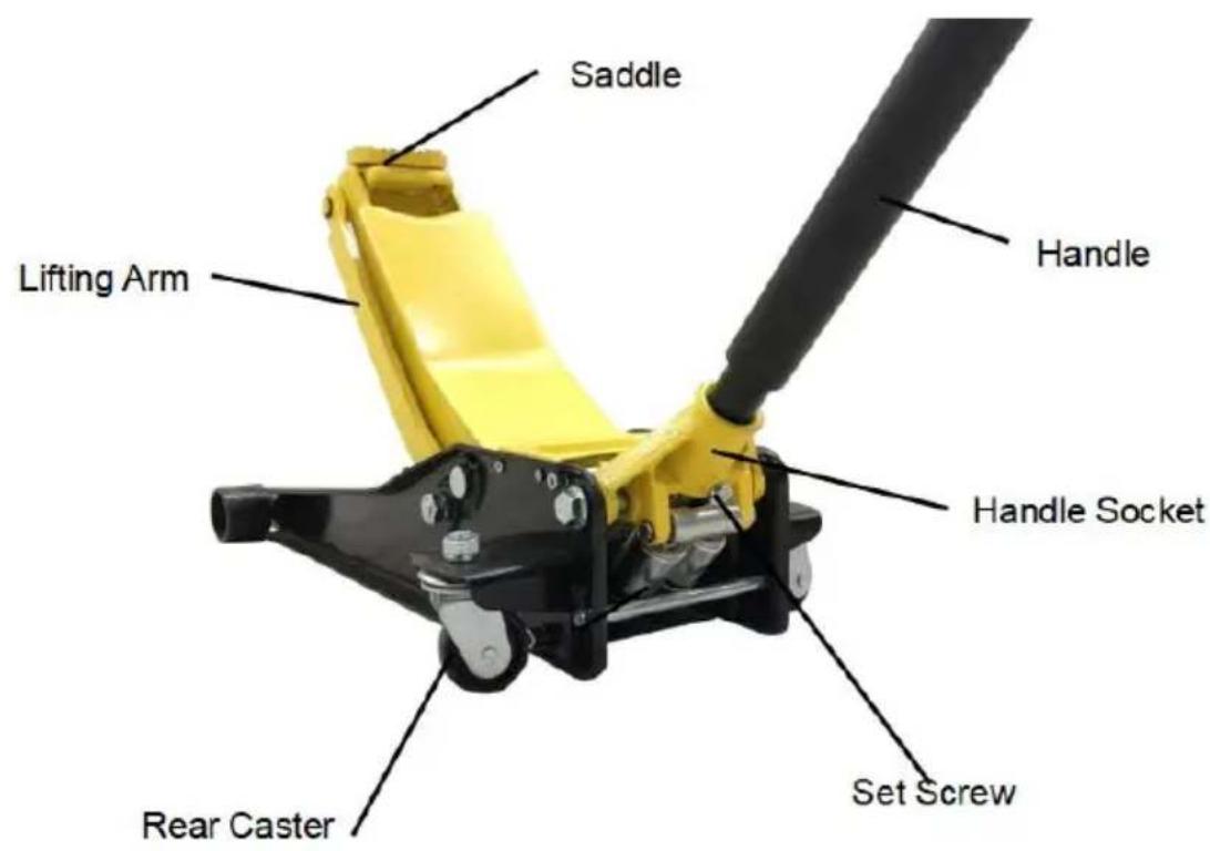 Vevor WD-A-02000-B00-0 - ATTACHING THE HANDLE - 1