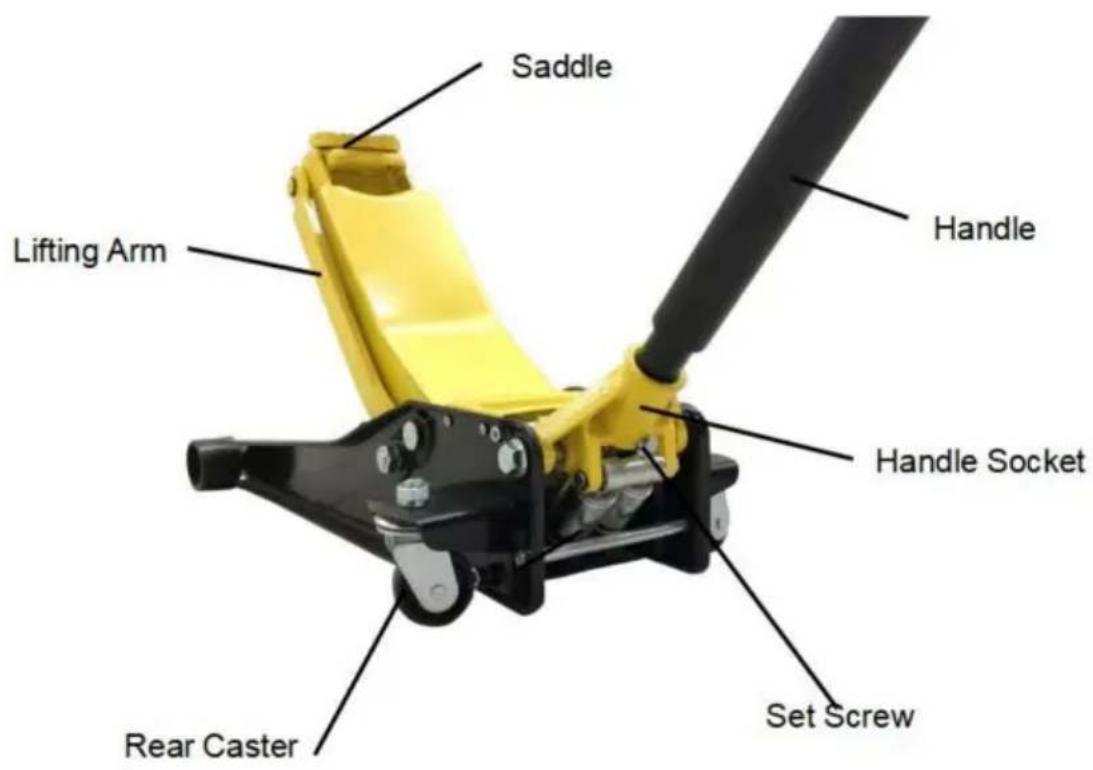 Vevor WD-A-02000-B00-0 - ATTACCO DELLA MANIGLIA - 1