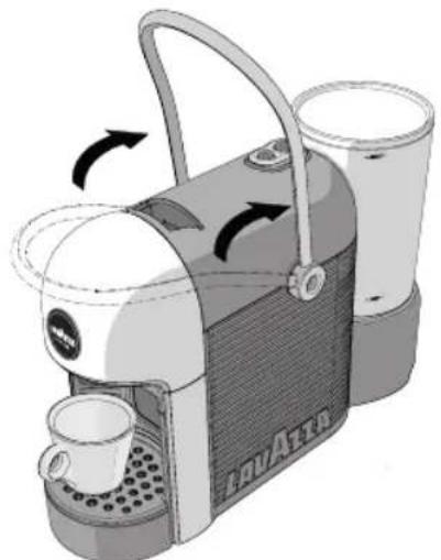 Lavazza A Modo Mio Jolie Plus Evo - PREPARING THE COFFEE - 1