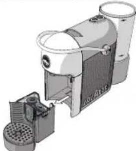 Lavazza A Modo Mio Jolie Plus Evo - Used capsule drawer filled - 2