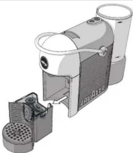 Lavazza A Modo Mio Jolie Plus Evo - CLEANING THE CAPSULE COLLECTING DRAWER AND THE DROP COLLECTING - 2