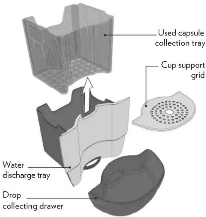 Lavazza A Modo Mio SMEG - CLEANING THE CAPSULE AND THE DROP COLLECTING DRAWERS - 2