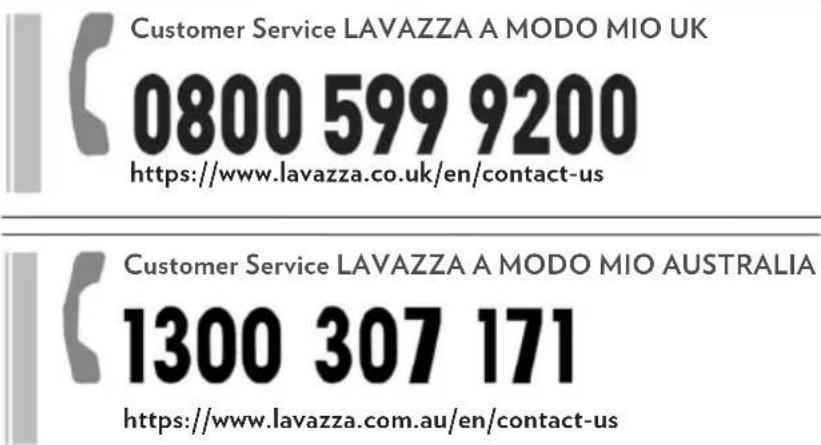 Lavazza A Modo Mio SMEG - TECHNICAL SPECIFICATIONS - 1