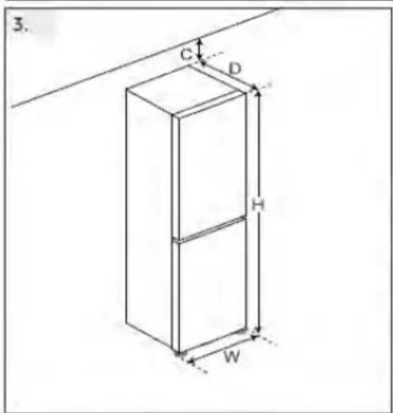 CANDY CNCQ2T518DB - Συνιστώμενος χώρος - 3