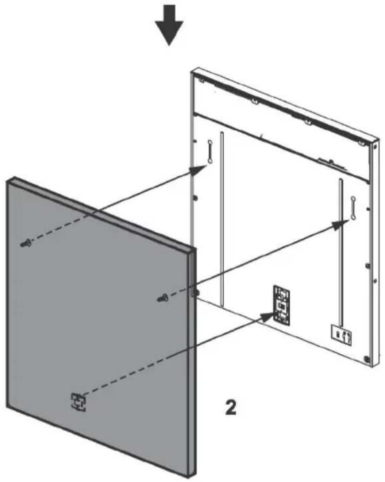 CANDY CIP 3D9E0B - Attaching custom door panel - 2