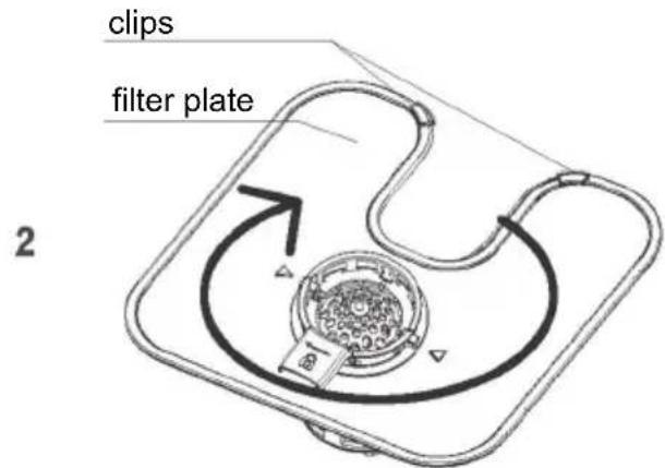 CANDY CIP 3D9E0B - Replacing the filters: - 2