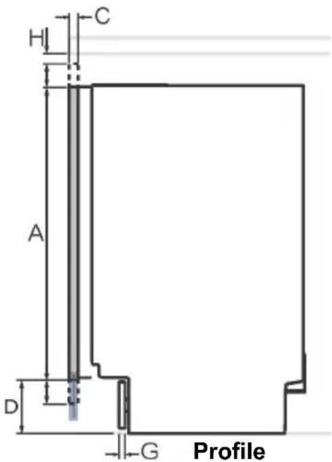 CANDY CIP 3D9E0B - Product dimensions - 6