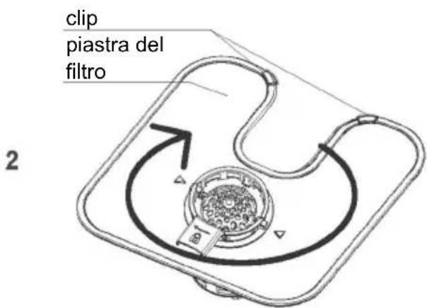 CANDY CIP 3D9E0B - Sostituzione dei filtri: - 2