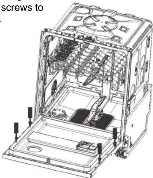 CANDY CIP 3D9E0B - Attaching custom door panel - 5
