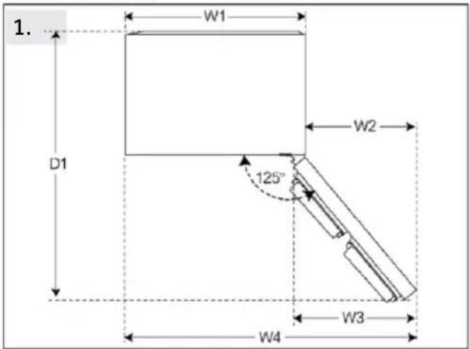 HAIER HDR5818DNPW - Spazio consigliato - 1