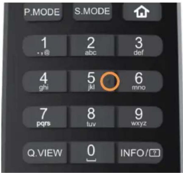 HAIER H100S90FUX - Taktilne pike na tipkah daljinskega upravljalnika - 2