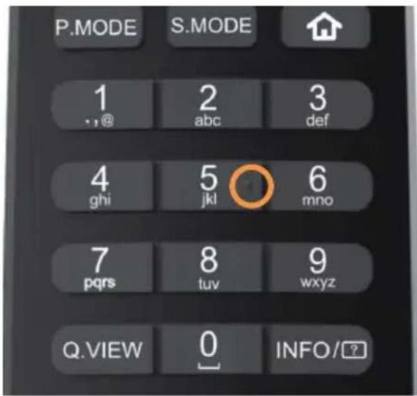 HAIER H100M96FUX - Taktilne pike na tipkah daljinskega upravljalnika - 2