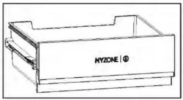 HAIER HTR3620DNMG - Levehető ajtó erkélyrekesz - 2