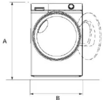 HAIER HD90-BQL8GNU1 - Collegamento del tubo di scarico - 1