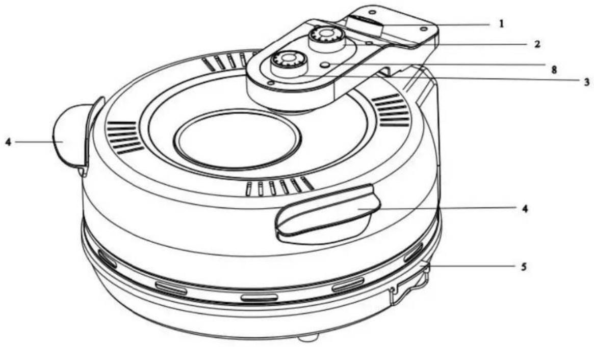 Sommertal PizzaProfi XXL - DESCRIPTION OF PARTS - 1